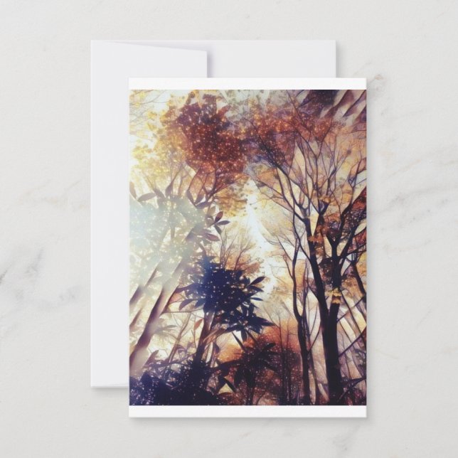 Stars In The Forest Invitation (Front)