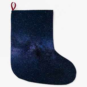 Stars in the Milky Way Large Christmas Stocking