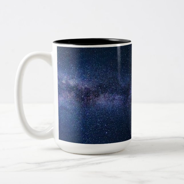 Stars in the Milky Way Two-Tone Coffee Mug (Left)