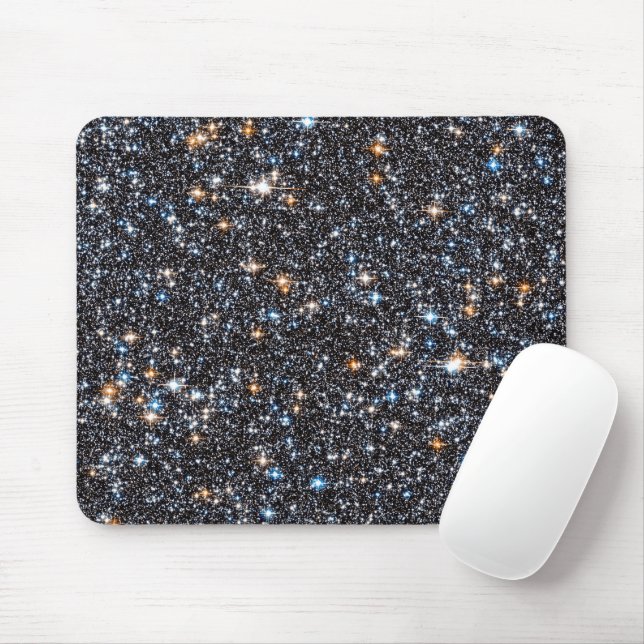 Stars In The Milky Way's Galactic Bulge. Mouse Mat (With Mouse)
