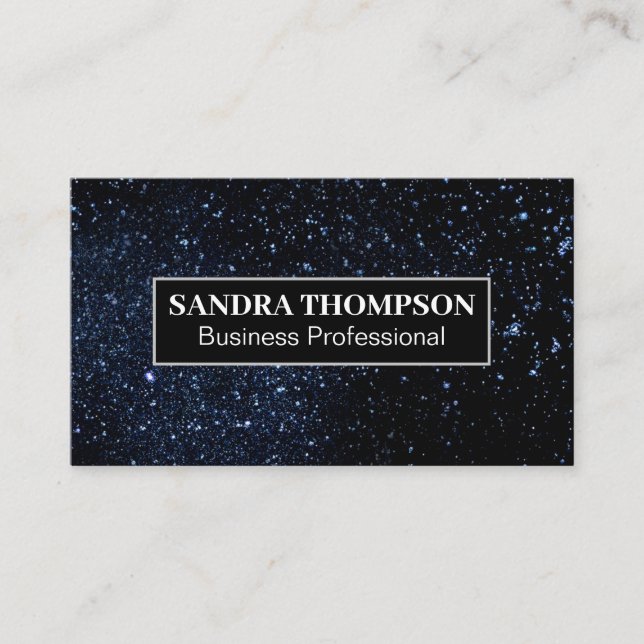 Stars in the Night Sky Business Card (Front)