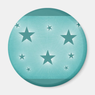 Stars in the Night Sky Magnet, Teal Magnet