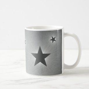 Stars in the Night Sky Mug, Dark Grey Coffee Mug