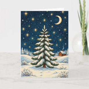 Stars In The Sky In Remembrance Holiday Card