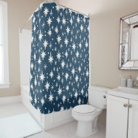 Stars in the Sky Navy White Simple Pattern