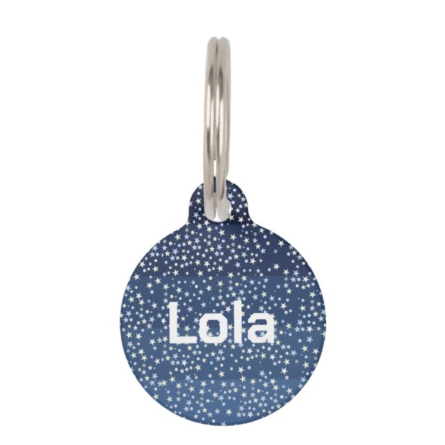 Stars in the Sky Pet Tag (Front)
