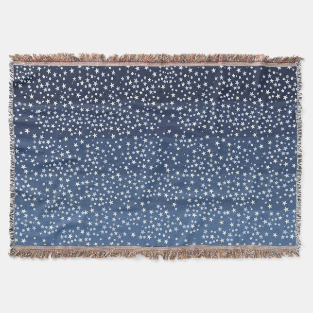 Stars in the Sky Throw Blanket (Front)