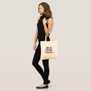 Stars in the Sky Tote –Elegant Patriotic Quote Bag