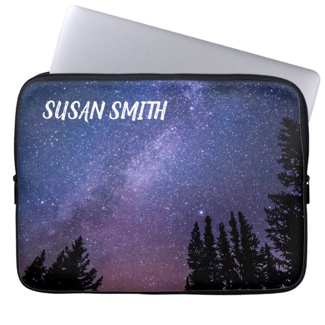 Stars in the Woods Laptop Sleeve (Front)