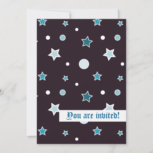 Stars Invitation (Front)