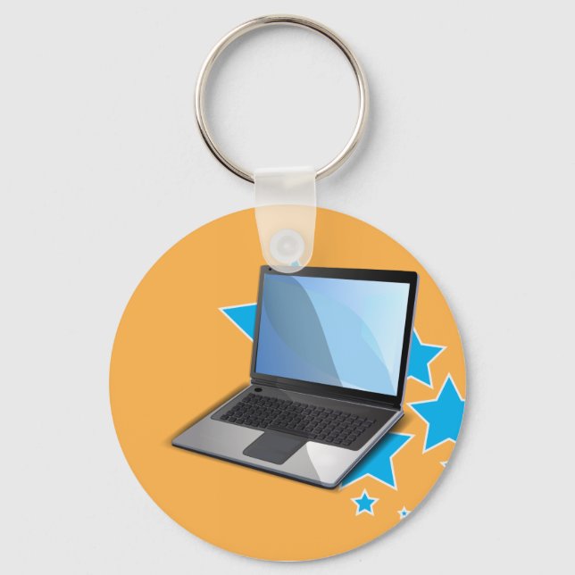 Stars, Laptop Key Ring (Front)
