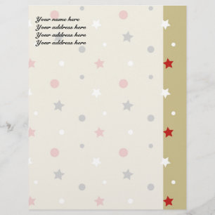 Stars Letterhead