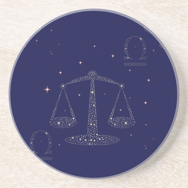 stars libra coaster (Front)