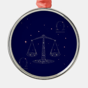 stars libra metal tree decoration