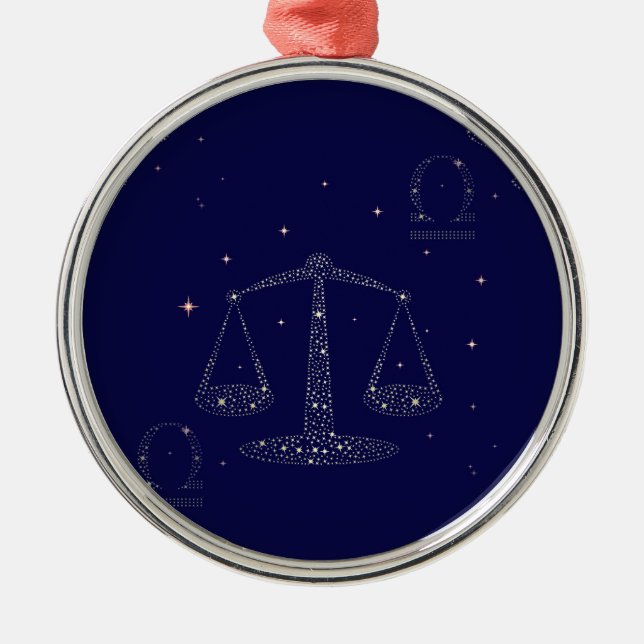 stars libra metal tree decoration (Front)