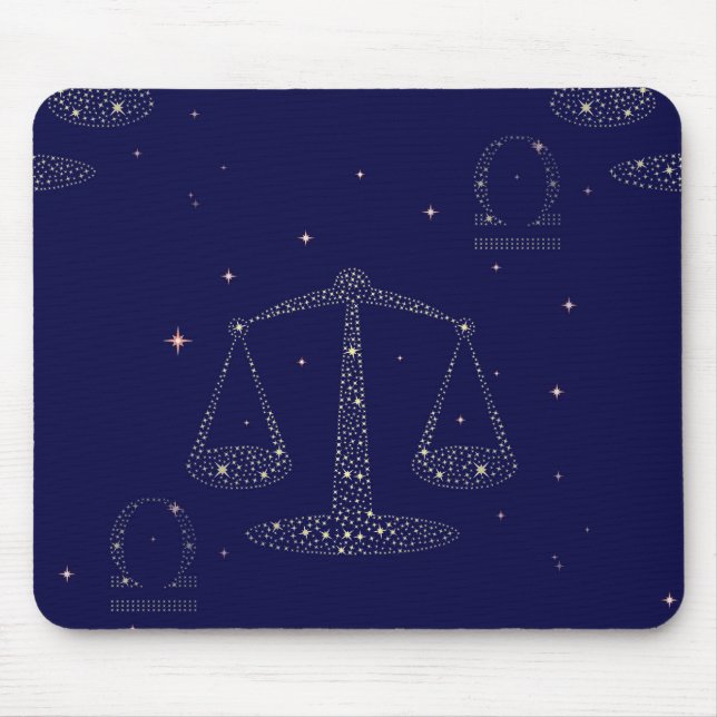 stars libra mouse mat (Front)