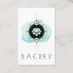 *~* Stars Lotus Moon Sacred Symbol To Nirvana Business Card