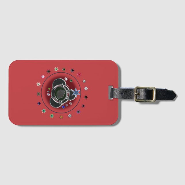 Stars Luggage Tag (Front Horizontal)