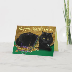 Star's Mardi Gras Card