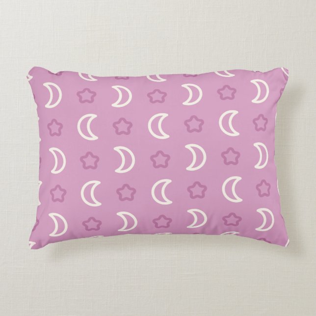 Star's & Moon Accent Pillow (Front)