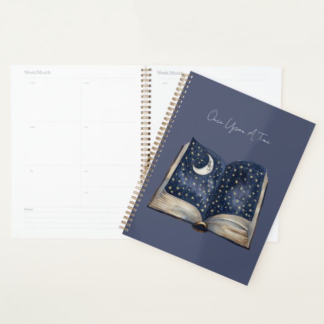 Stars Moon Book Once Upon A Time Planner (Display)