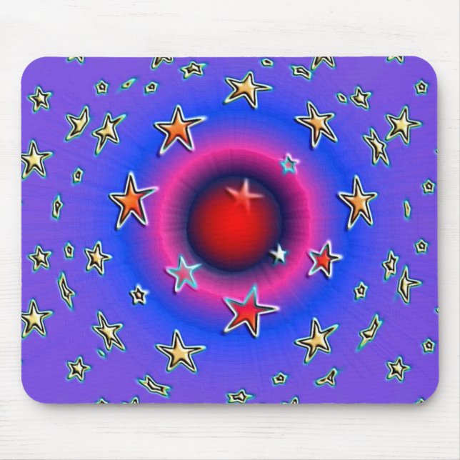 Stars Mouse Mat (Front)