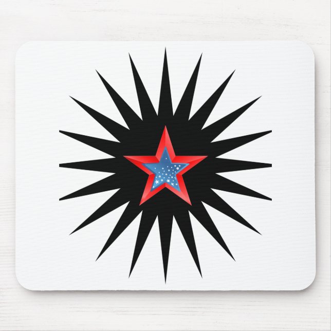 Stars mousepad. mouse mat (Front)