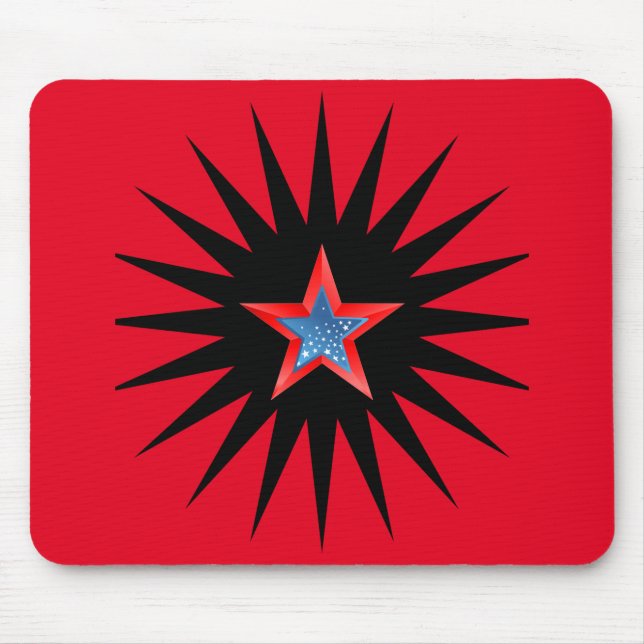 Stars mousepad. mouse pad (Front)