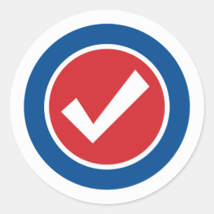 Stars n Stripes 32 - Circle Classic Round Sticker