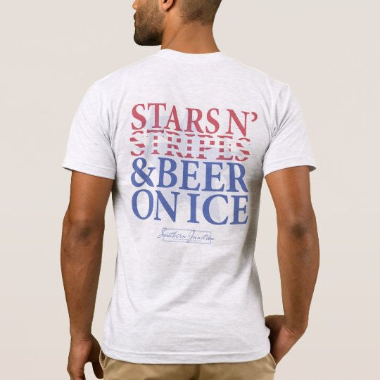 Stars N' Stripes & Beer on Ice- Men's Tee
