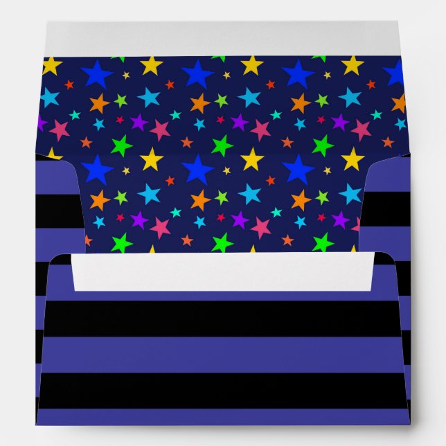Stars 'n Stripes | Bold Navy Blue Envelope (Back (Bottom))
