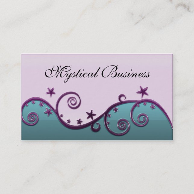 Stars N Swirls Business Card (Front)