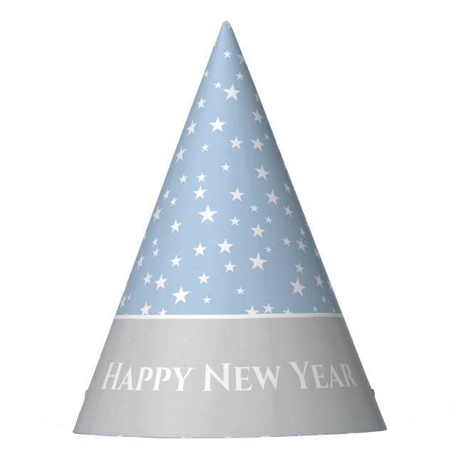 Stars New Year Party Hat (Front)
