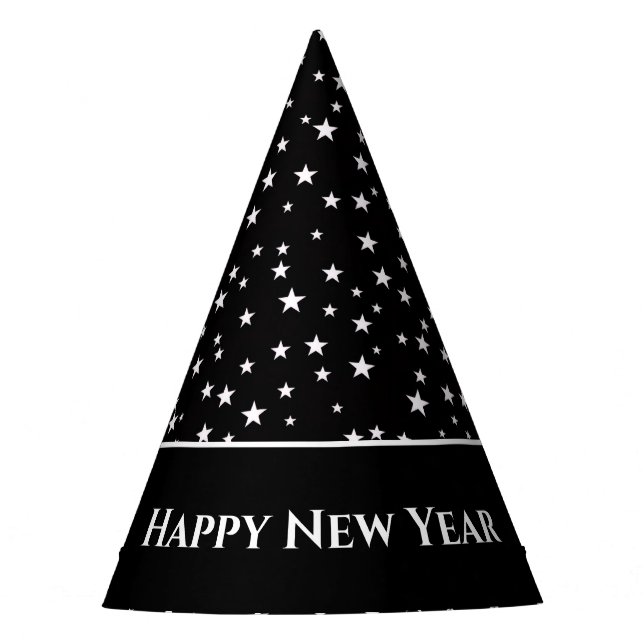 Stars New Year Party Hat (Front)