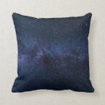 Stars Night Sky Midnight Blue & Black Milky Way Cushion<br><div class="desc">Stars Night Sky Midnight Blue & Black Milky Way</div>