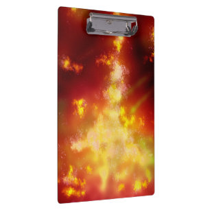 Stars Night Sky Midnight Flame Milky Way Clipboard