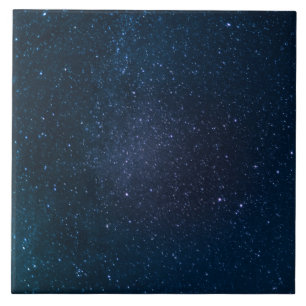 Stars night sky tile