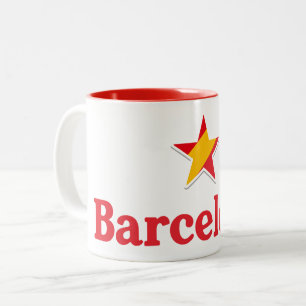 Stars of Spain – Barcelona Two-Tone Coffee Mug