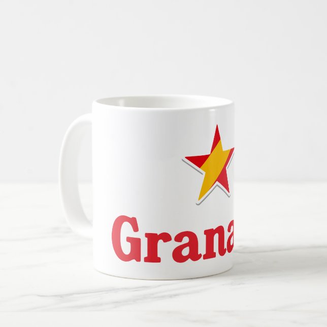 Stars of Spain – Granada Coffee Mug (Front Left)
