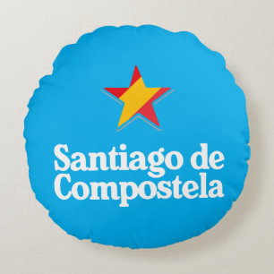 Stars of Spain – Santiago de Compostela Round Cushion