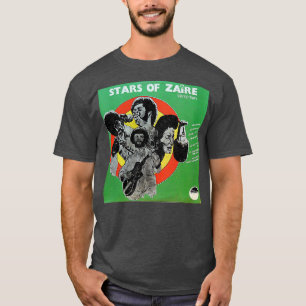 Stars Of Zaire FadedStyle African Vinyl Record Gif T-Shirt