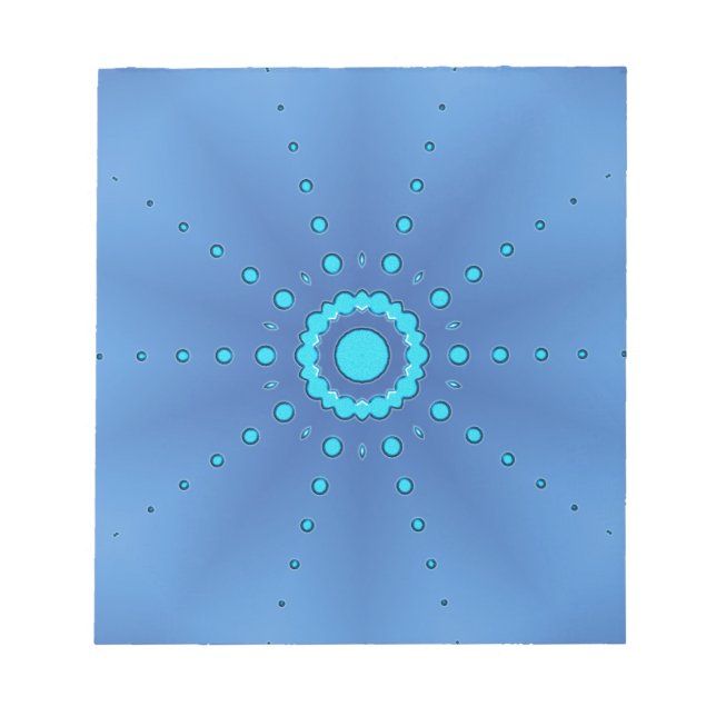 Stars on Blue #1 Notepad (Front)