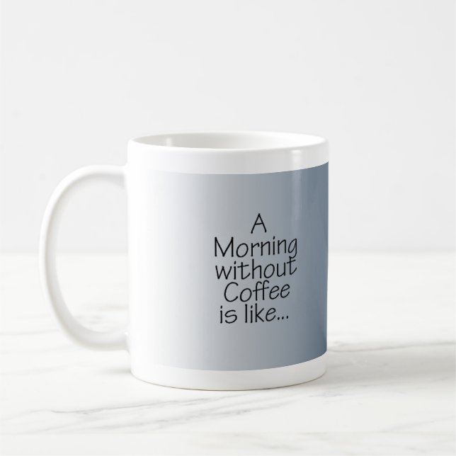 Stars on Blue Morning without Coffee Mug (Left)