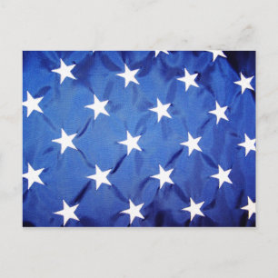 Stars on Blue Postcard