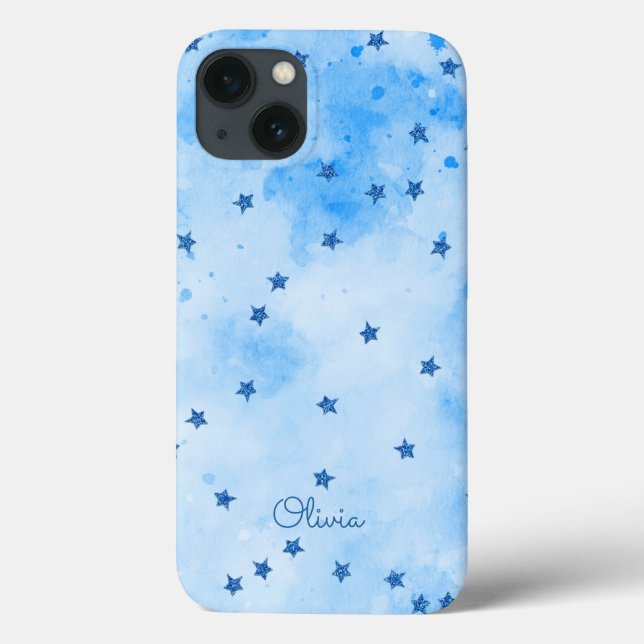 Stars on marbled paper Case-Mate iPhone case (Back)