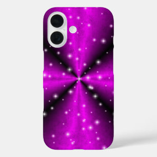 Stars on Rainbow in elephanten-skin leather optic iPhone 16 Case