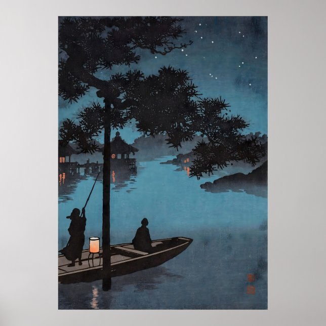 Stars over Biwa Lake Poster (Front)
