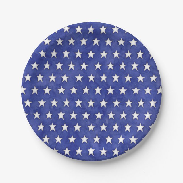 Stars Paper Plate (Front)