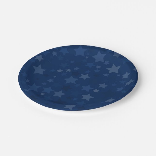 Stars Paper Plate (Angled)
