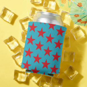 Stars Pattern 13 Can Cooler